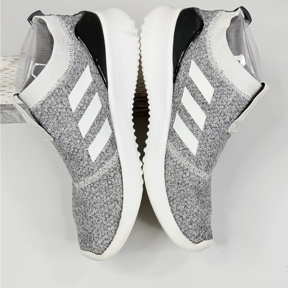 ADIDAS Women's Cloud Foam Pure Slip On Knit Sneakers Gray/White-7.5 - Picture 7 of 8